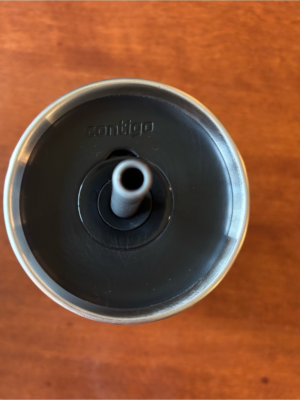 Contigo Luxe stainless steel tumbler with spill-proof lid and straw - Picture 4 of 6